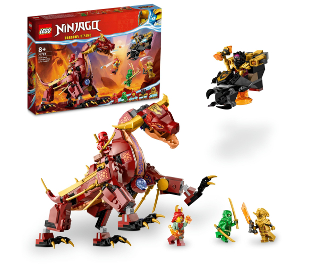 LEGO Ninjago 71793 Lawowy smok zmieniający się w falę ognia - 1144474 - zdjęcie 8